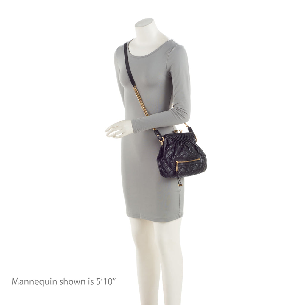 Marc Jacobs Quilted Lambskin Little Stam Satchel (SHF-8gFoL5)