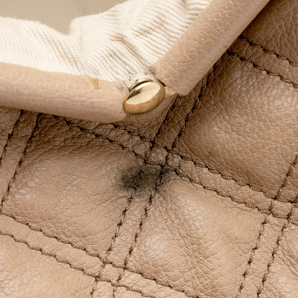 Marc Jacobs Quilted Lambskin Stam Satchel - FINAL SALE (SHF-18893)