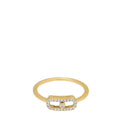 Messika 18K Yellow Gold Diamond Move Uno Ring 50