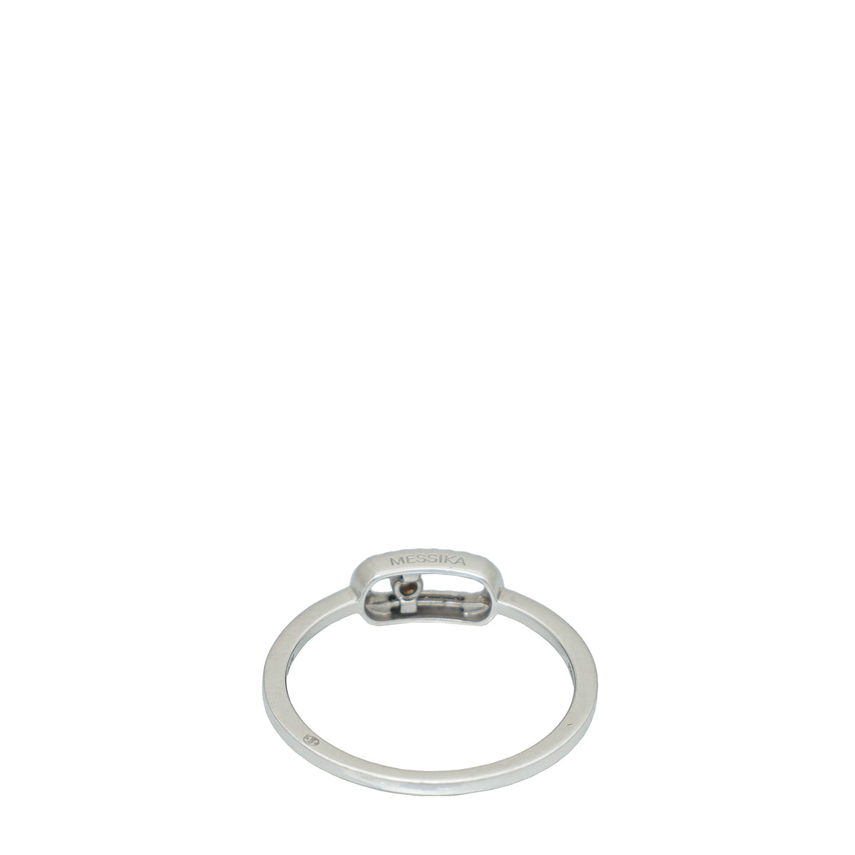 Messika 18K White Gold Diamond Move Uno Ring (56-57)