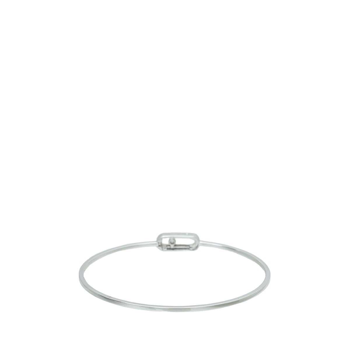 Messika 18K White Gold Diamond Move Uno Pave Flex Bracelet