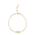 Messika 18K Pink Gold Move Uno Pave Diamond Bracelet