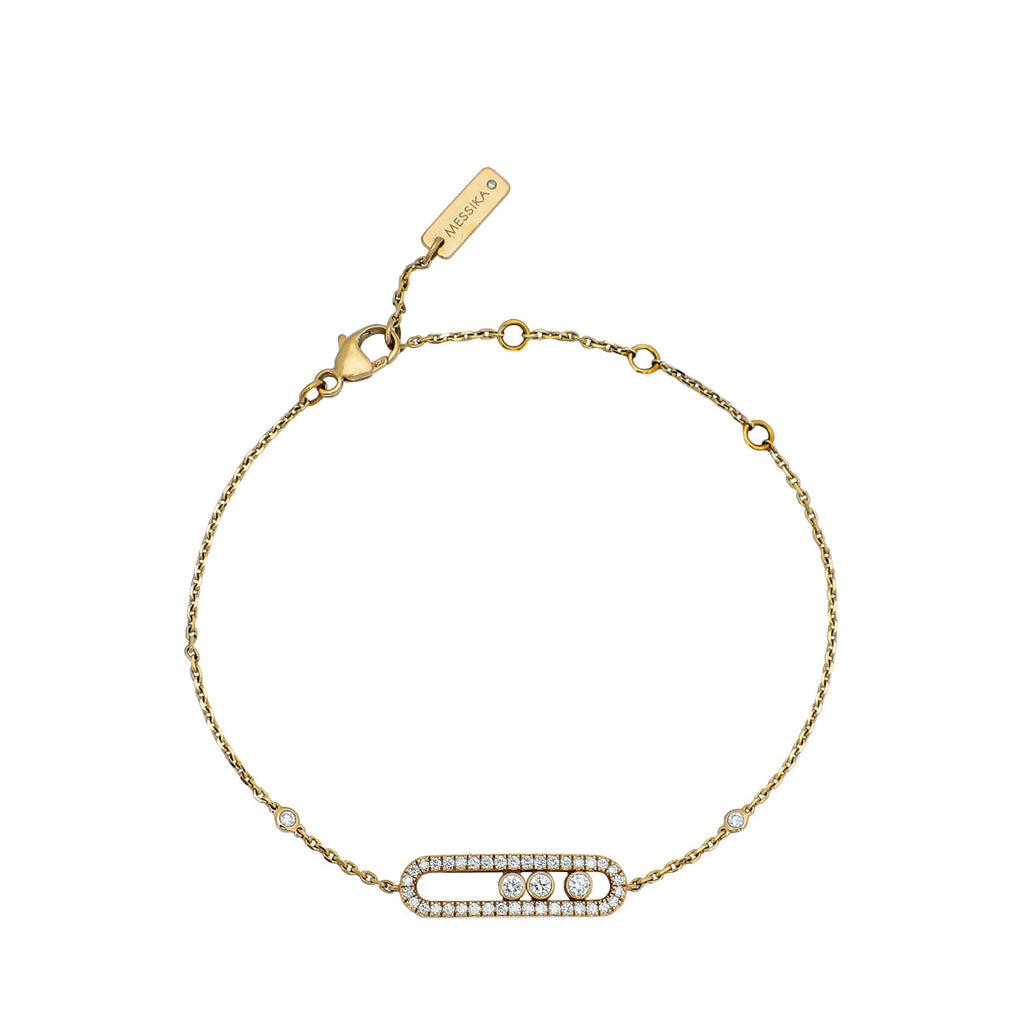 Messika 18K Rose Gold Baby Move Diamond Pavé Bracelet
