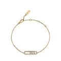 Messika 18K Rose Gold Baby Move Diamond Pavé Bracelet