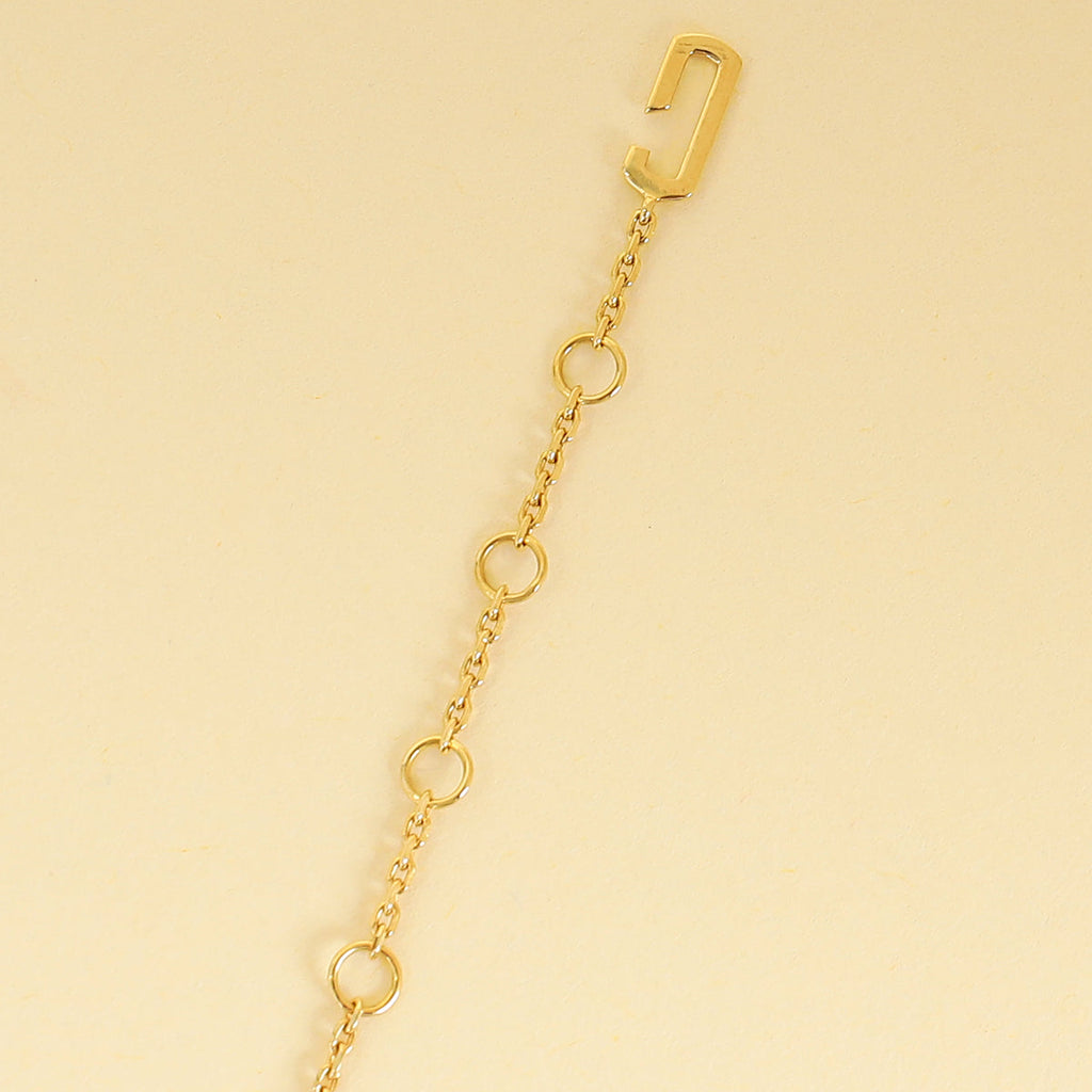 Messika 18K Yellow Gold Diamond Move Addiction by Gigi Hadid Pave Bracelet