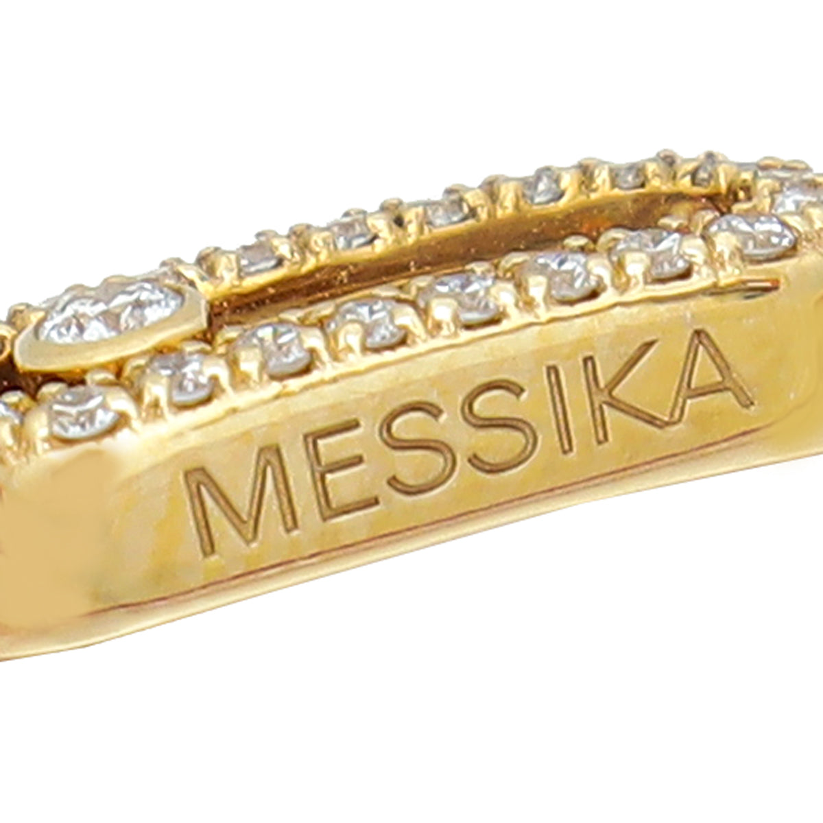 Messika 18K Yellow Gold Move Uno Red Diamond Cord Bracelet