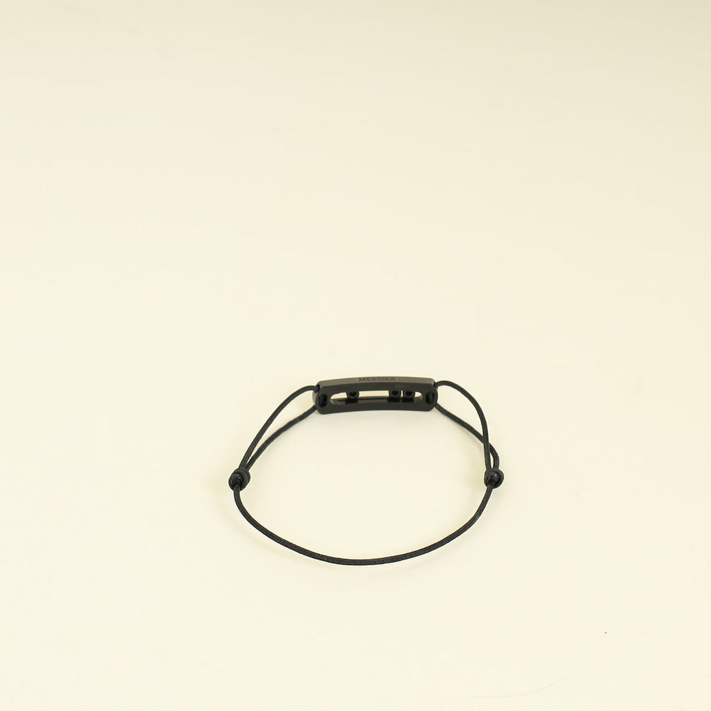 Messika Black Titanium Diamond Move in Cord Bracelet (For Men)