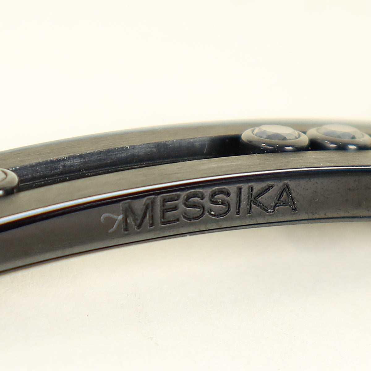 Messika Black Titanium Diamond Move in Cord Bracelet (For Men)