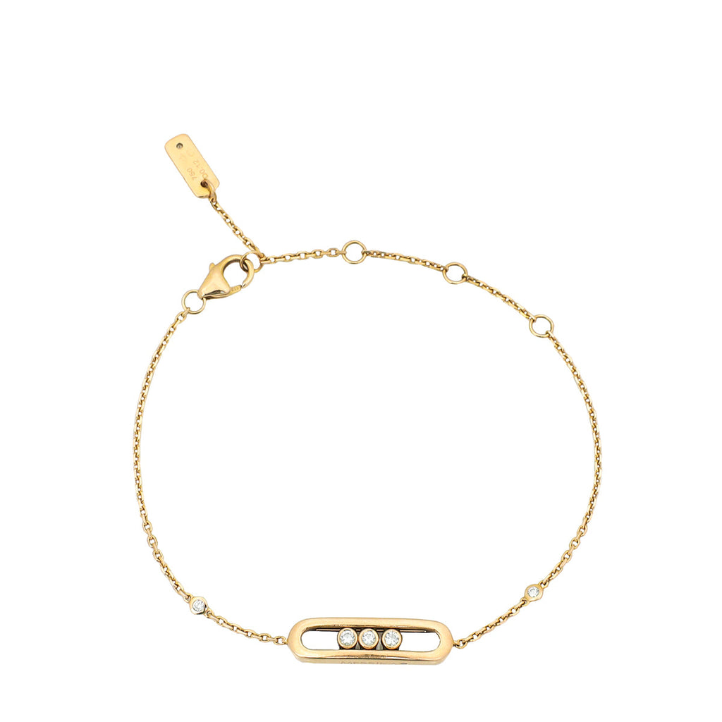 Messika 18K Rose Gold Diamond Baby Move Bracelet