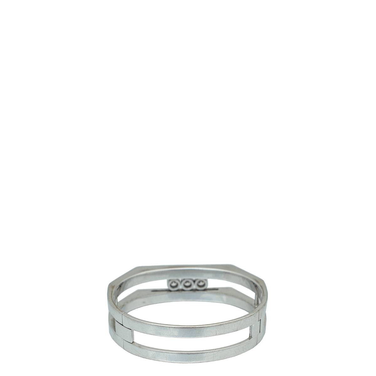 Messika 18K White Gold Move Pei Pavé Cuff Diamond Bracelet