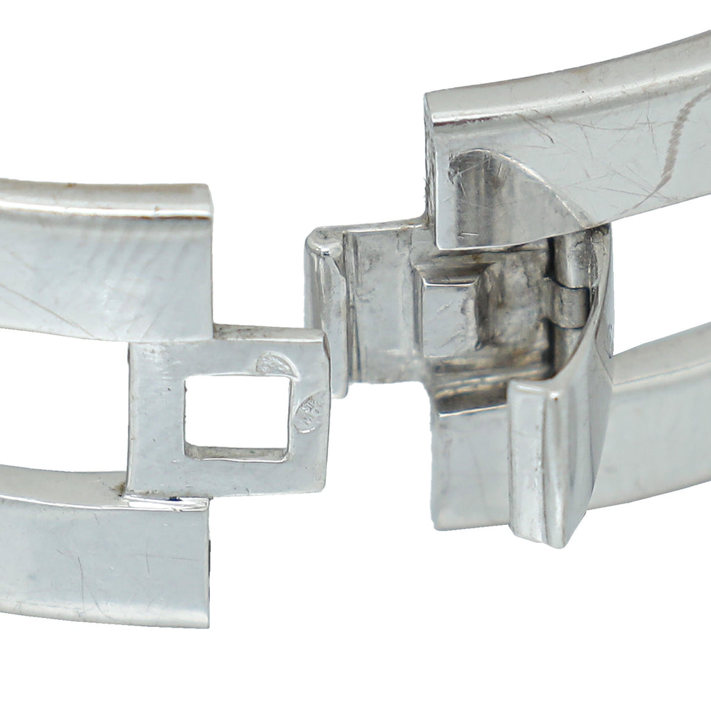 Messika 18K White Gold Move Pei Pavé Cuff Diamond Bracelet