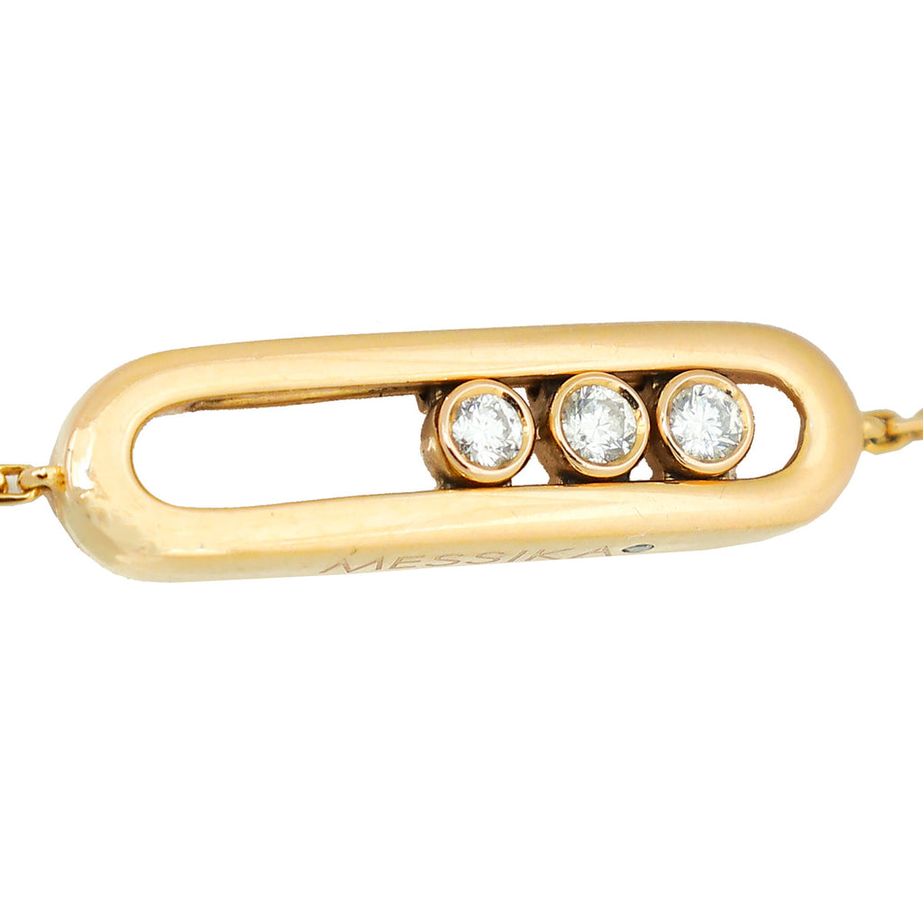 Messika 18K Rose Gold Diamond Baby Move Classique Bracelet