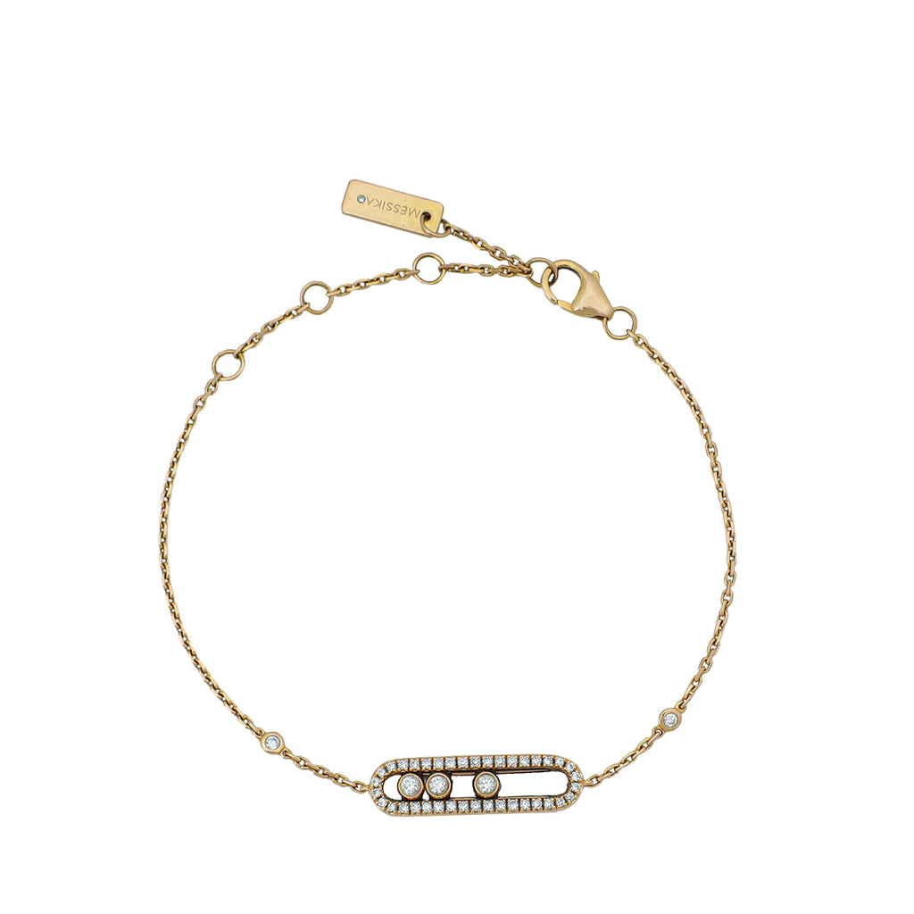 Messika 18K Yellow Gold Baby Move Diamond Bracelet