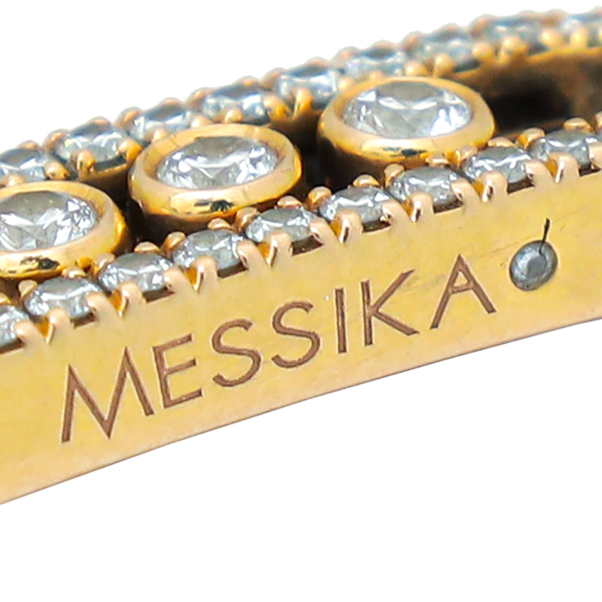 Messika 18K Yellow Gold Baby Move Diamond Bracelet