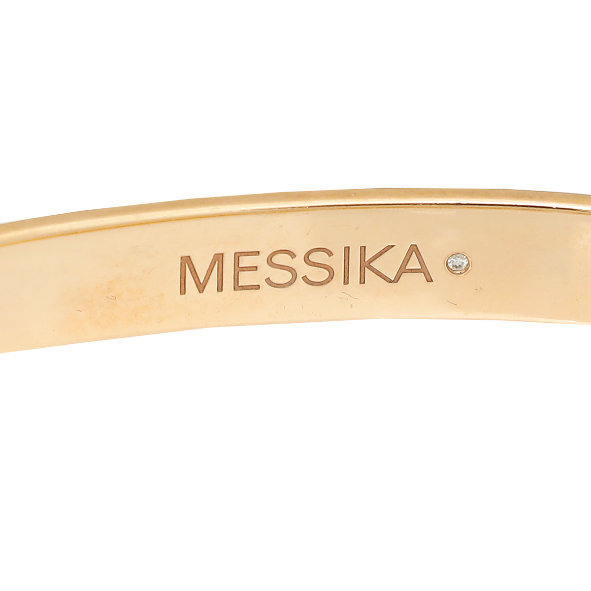 Messika 18K Pink Gold Diamond Noa Full Pave Bangle
