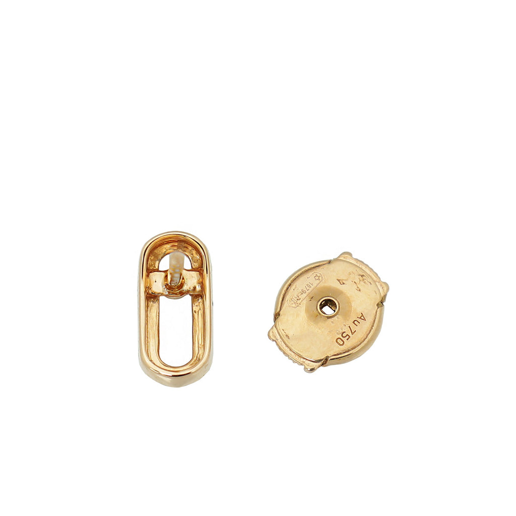 Messika 18K Rose Gold Diamond Puces Move Uno Earrings