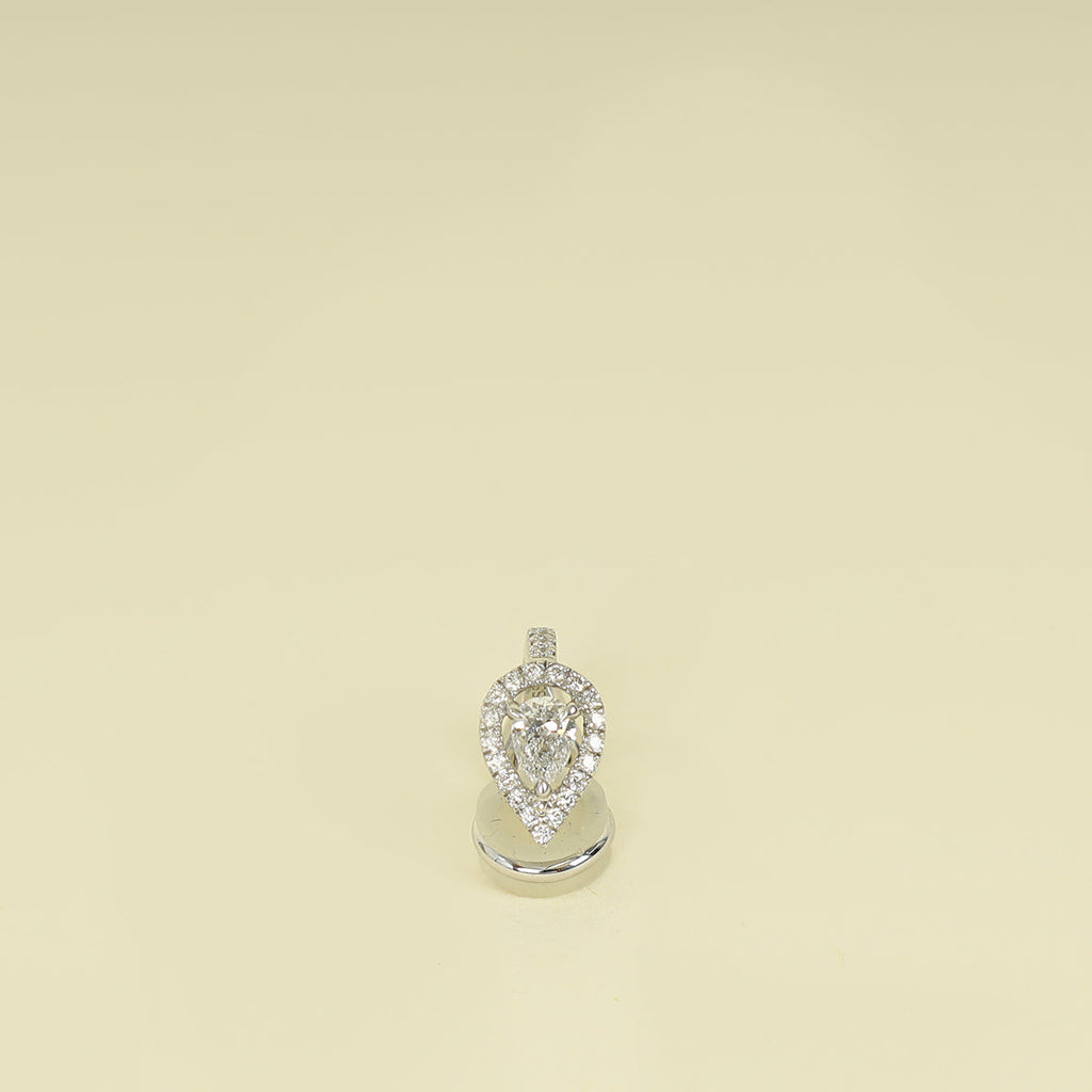 Messika 18K White Gold Diamond My Twin Single Top Clip Earring