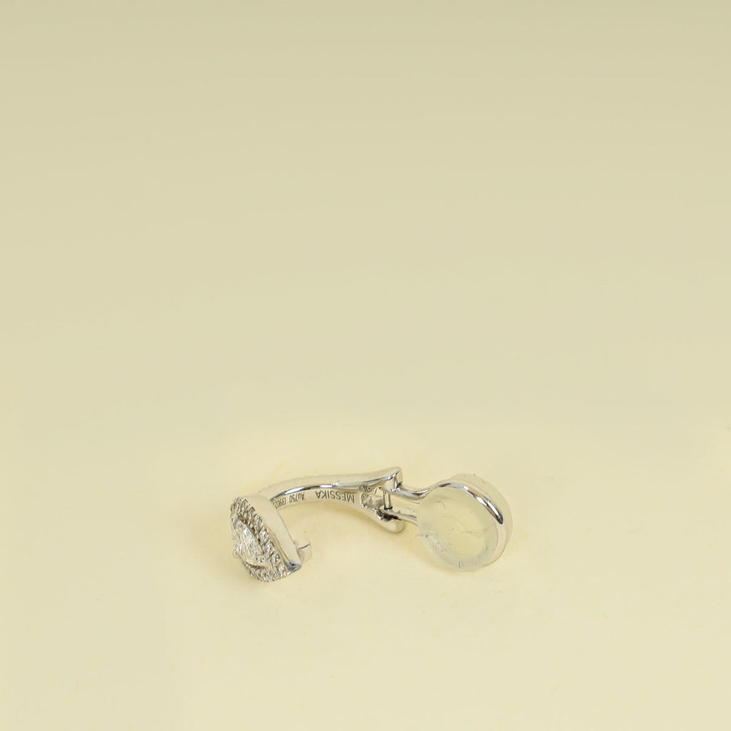 Messika 18K White Gold Diamond My Twin Single Top Clip Earring