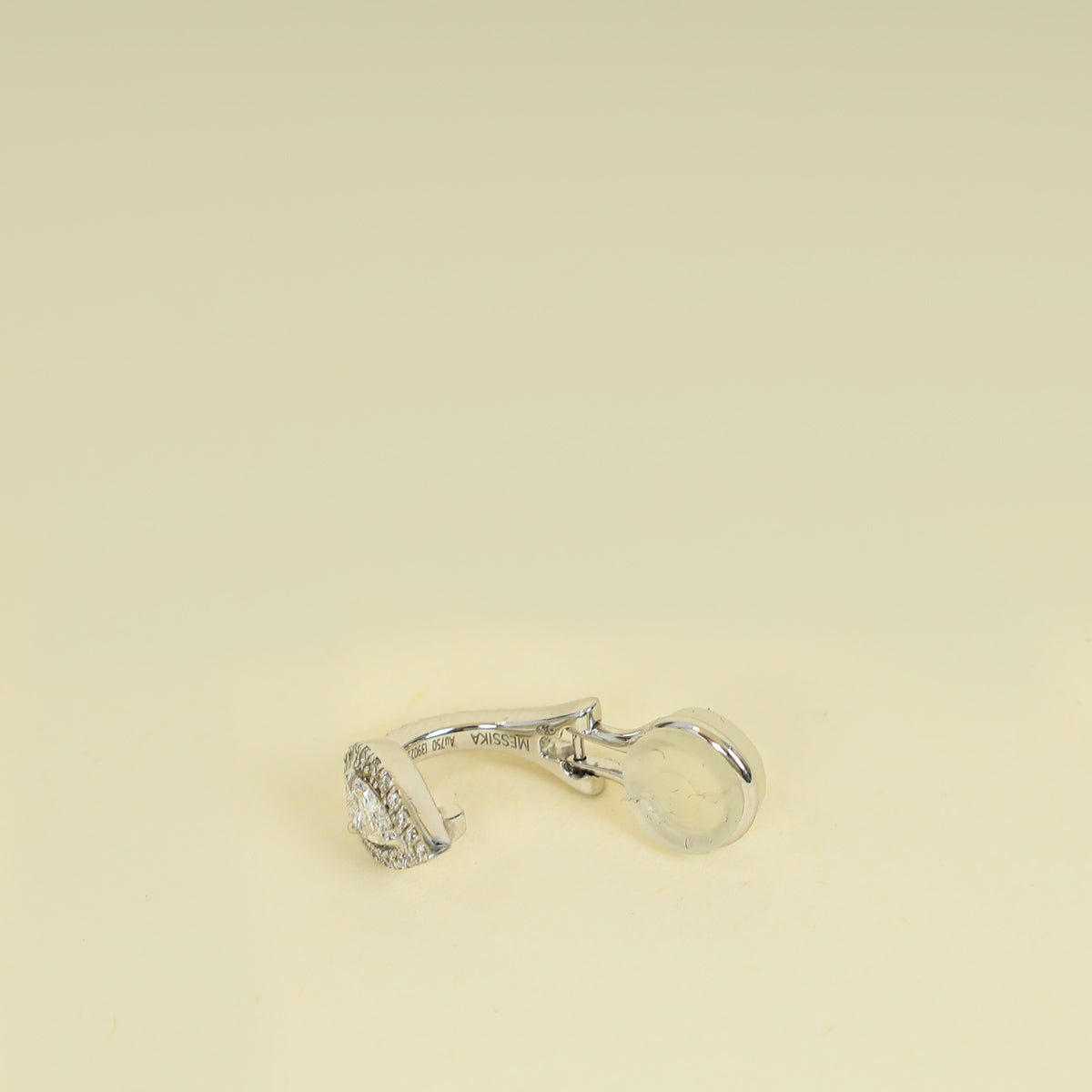 Messika 18K White Gold Diamond My Twin Single Top Clip Earring