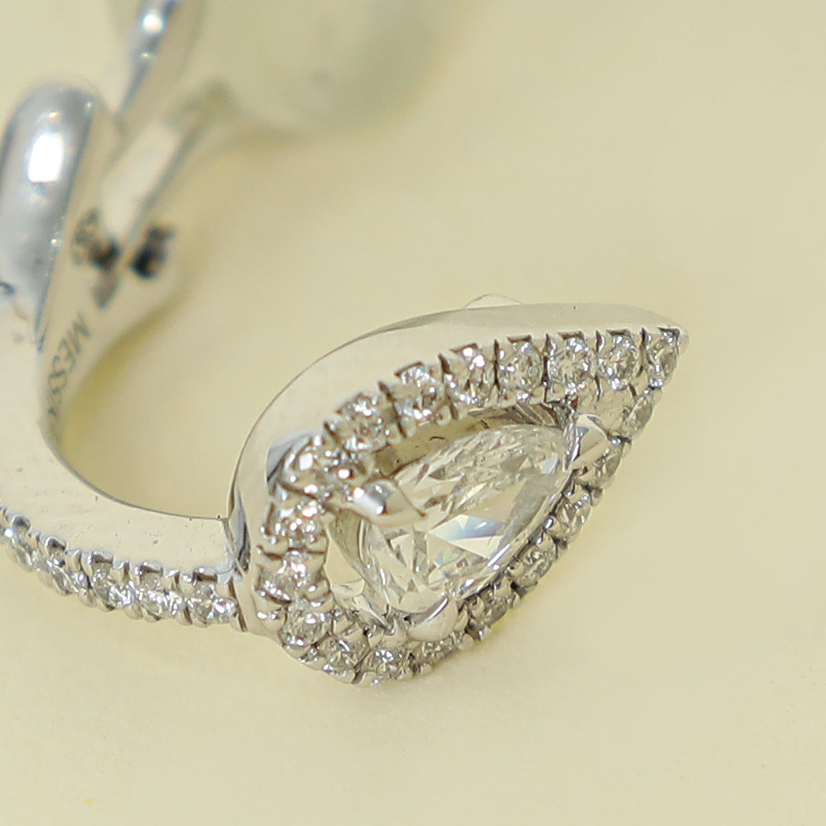 Messika 18K White Gold Diamond My Twin Single Top Clip Earring