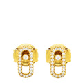 Messika 18K Yellow Gold Diamond Puces Move Uno Earrings