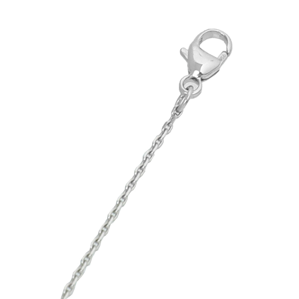 Messika 18K White Gold Diamonds Gatsky Barrette Vertical Pendant Necklace