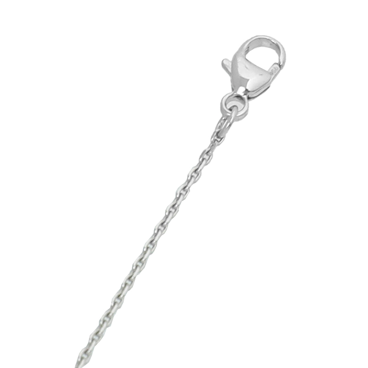 Messika 18K White Gold Diamonds Gatsky Barrette Vertical Pendant Necklace