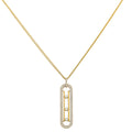 Messika 18K Yellow Gold Diamond Move 10th Anniversary Necklace