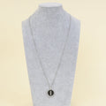 Messika 18K White Gold Lucky Move Diamond and Onyx Necklace