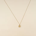 Messika 18K Yellow Gold Lucky Move SM Pendant Diamond Necklace