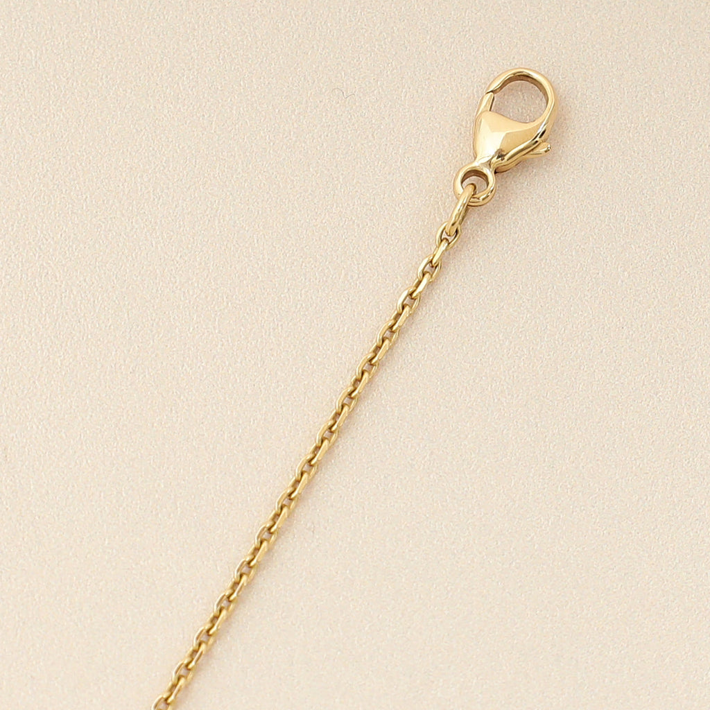 Messika 18K Yellow Gold Lucky Move SM Pendant Diamond Necklace