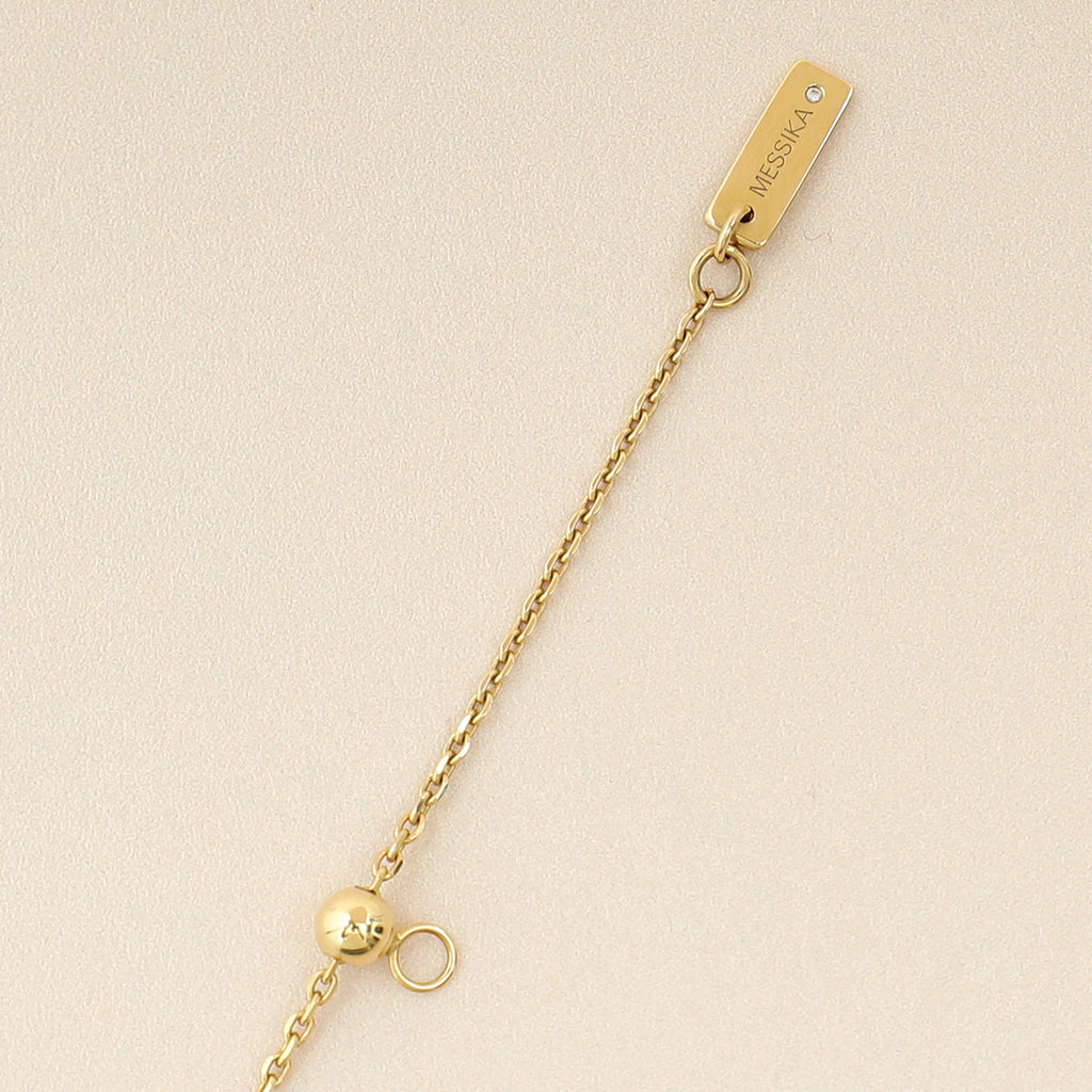 Messika 18K Yellow Gold Lucky Move SM Pendant Diamond Necklace