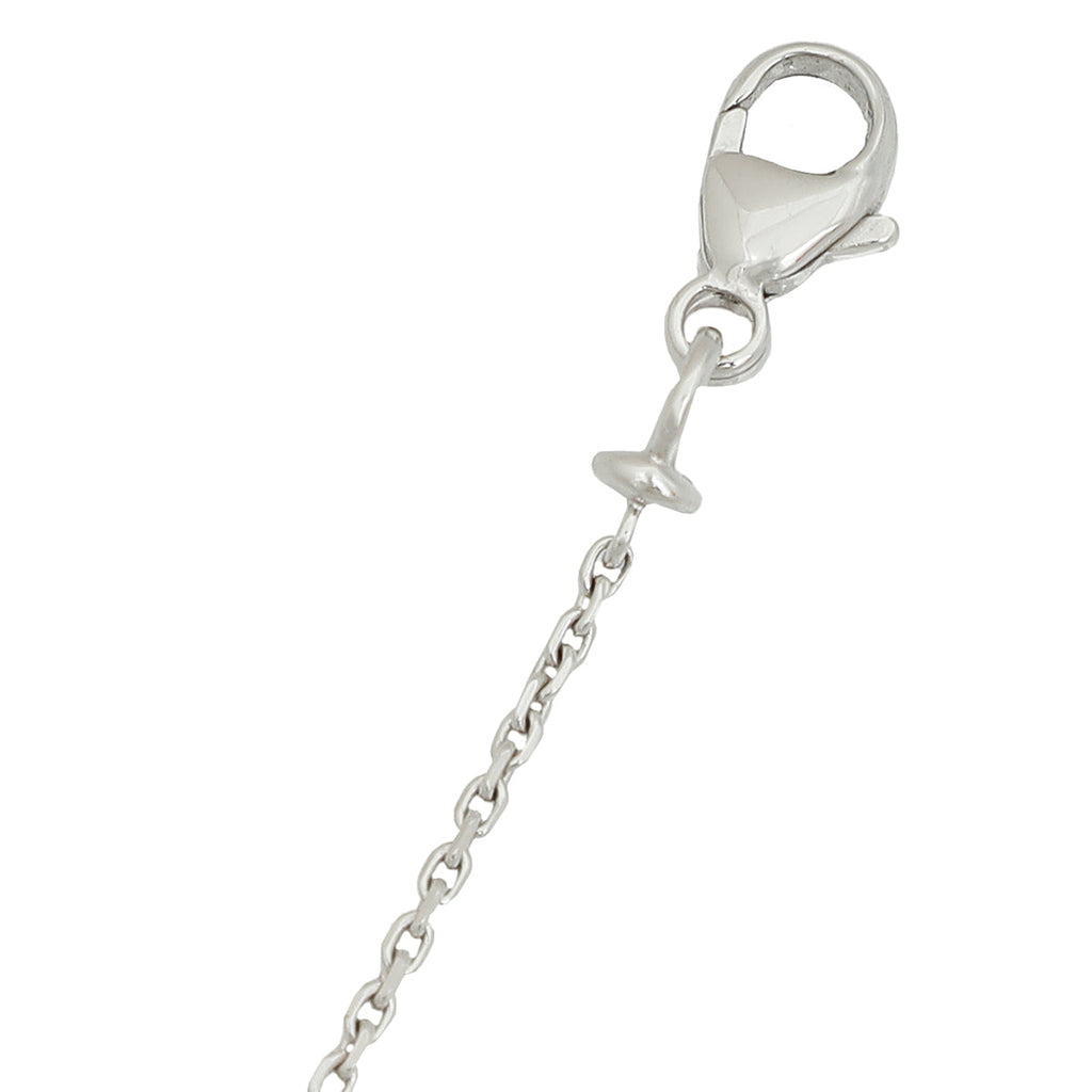 Messika 18K White Gold My Twin Tie Diamond Necklace