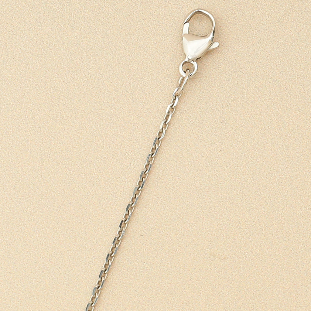 Messika 18K White Gold Diamond Lucky Move SM Pavé Pendant Necklace