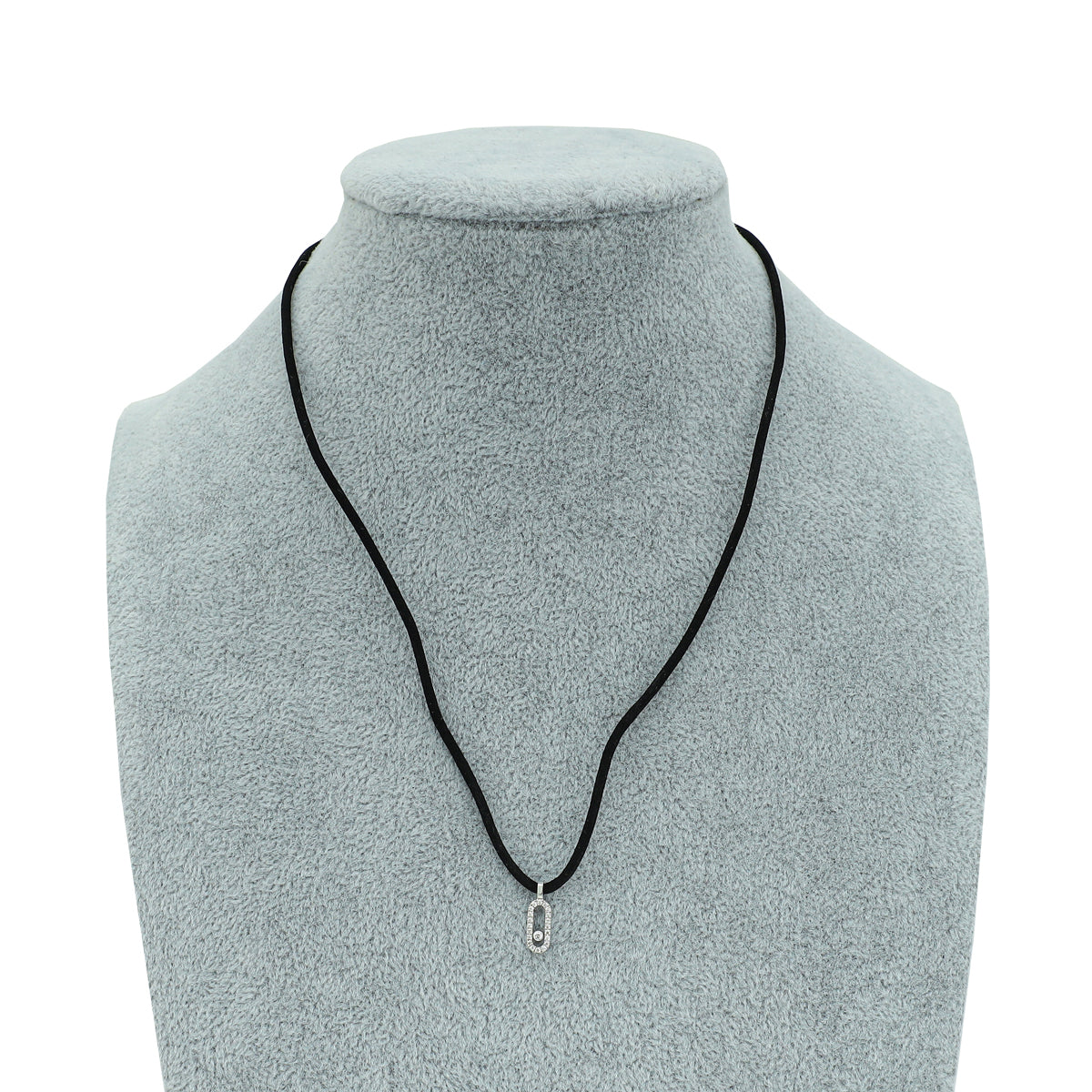 Messika 18K White Gold Diamond Care(s) Pave Necklace