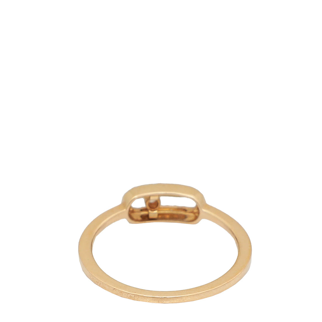 Messika 18K Rose Gold Diamond Move Uno Ring 52