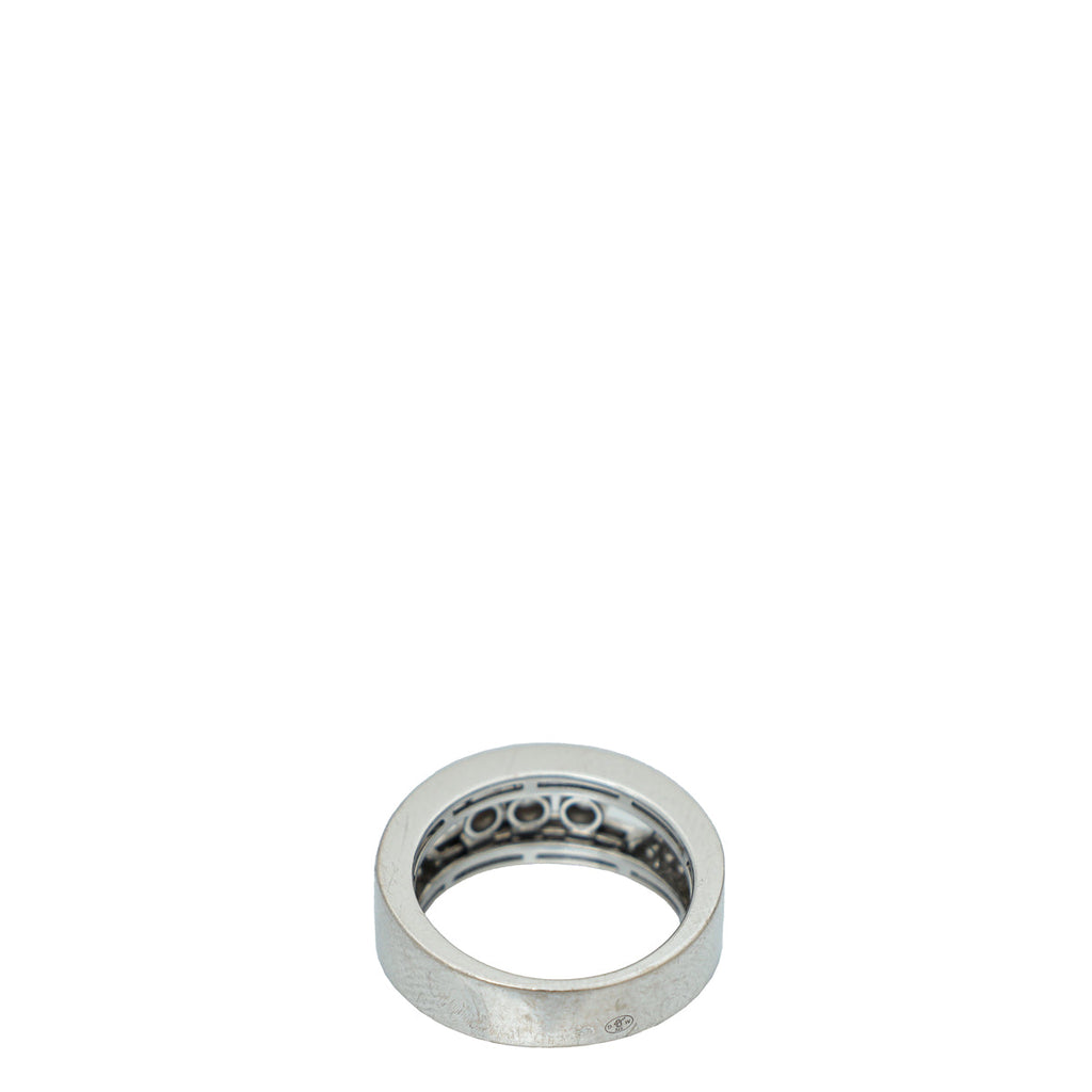 Messika 18K White Gold Move Joaillerie Pavé Diamond Small Model Ring 54