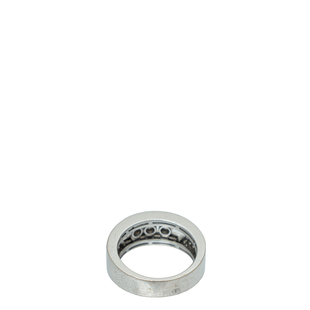 Messika 18K White Gold Move Joaillerie Pavé Diamond Small Model Ring 54
