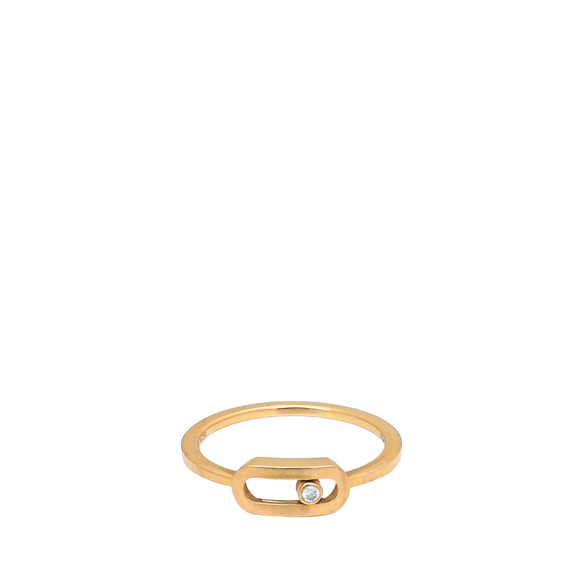 Messika 18K Pink Gold Diamond Move Uno Ring