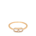 Messika 18K Rose Gold Diamond Move Uno Ring 51