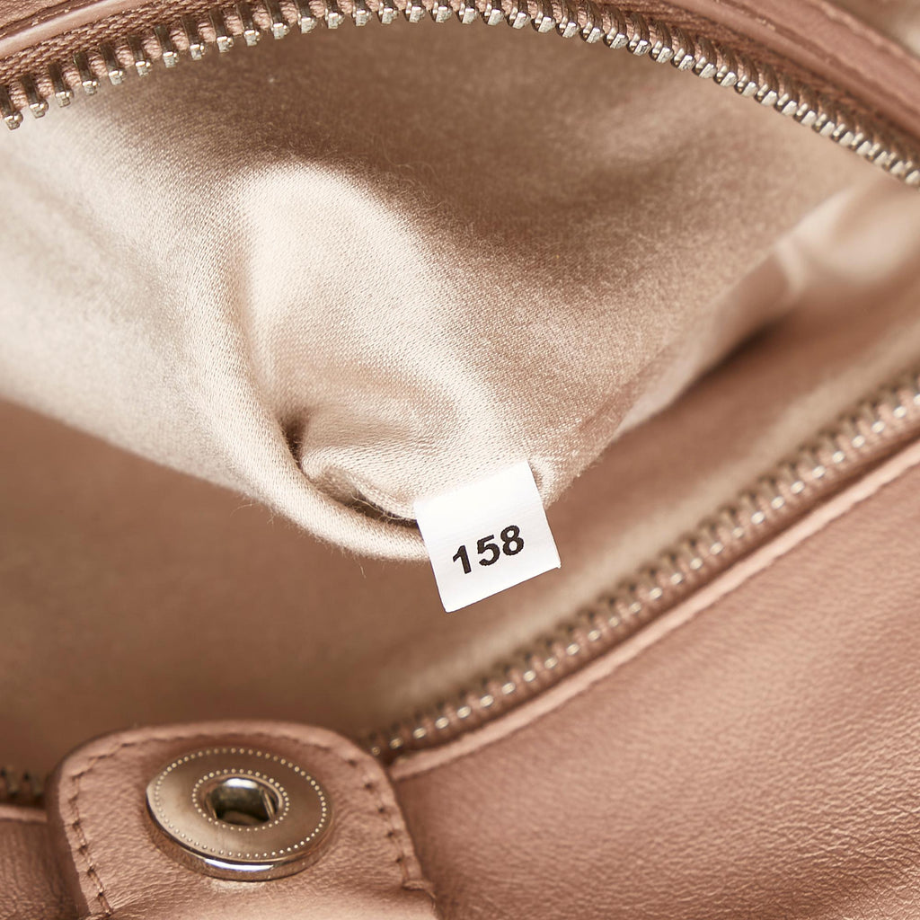 Miu Miu Matelasse Lambskin Leather Satchel (SHG-30323)