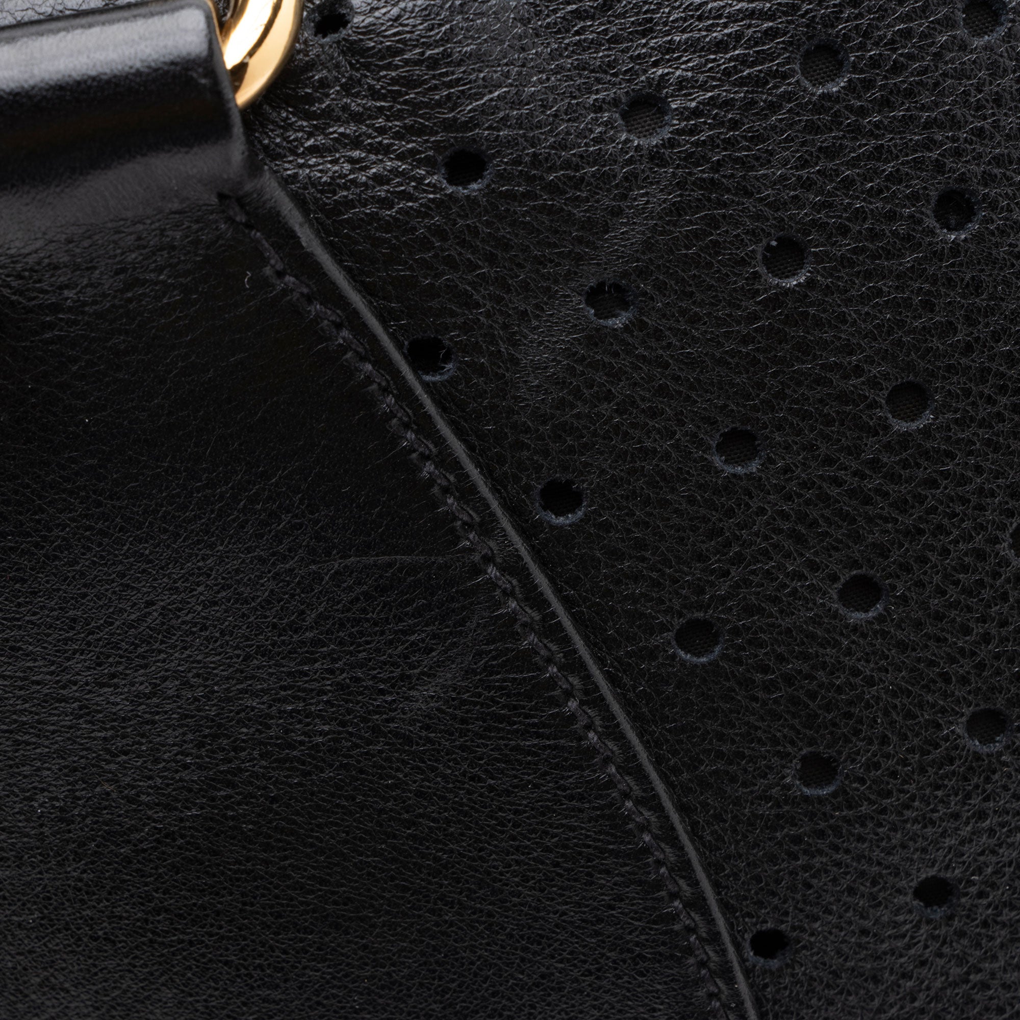 Miu Miu Perforated Leather Large Bowler Satchel