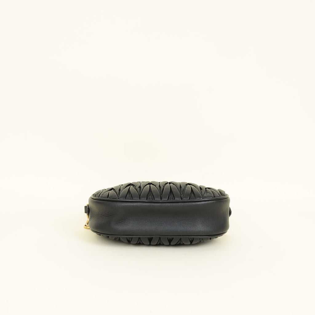 Miu Miu Black Bandoliera Bag