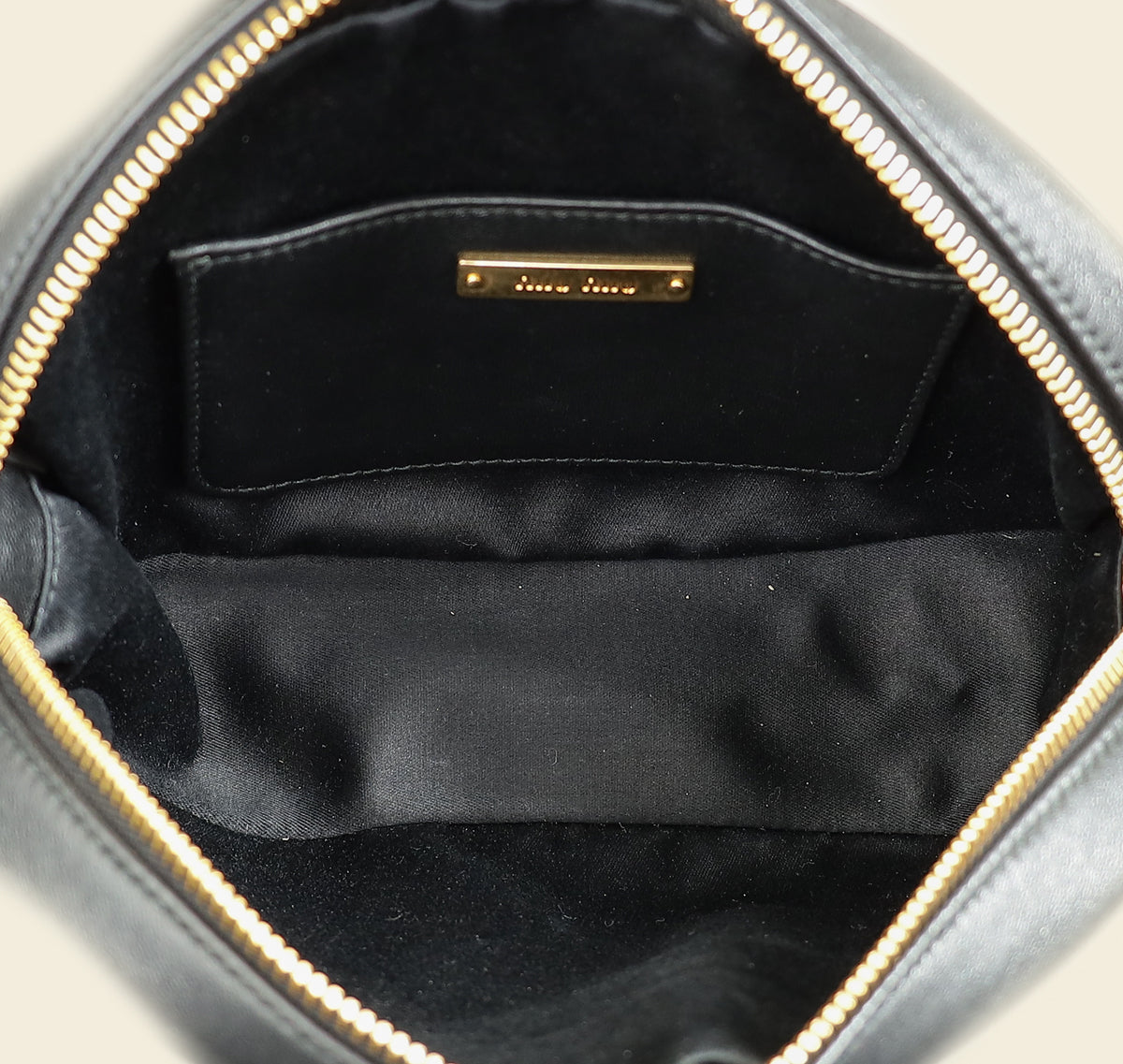 Miu Miu Black Bandoliera Bag