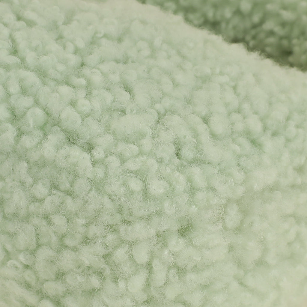 Miu Miu Green Shearling Mini Wander Handle Bag