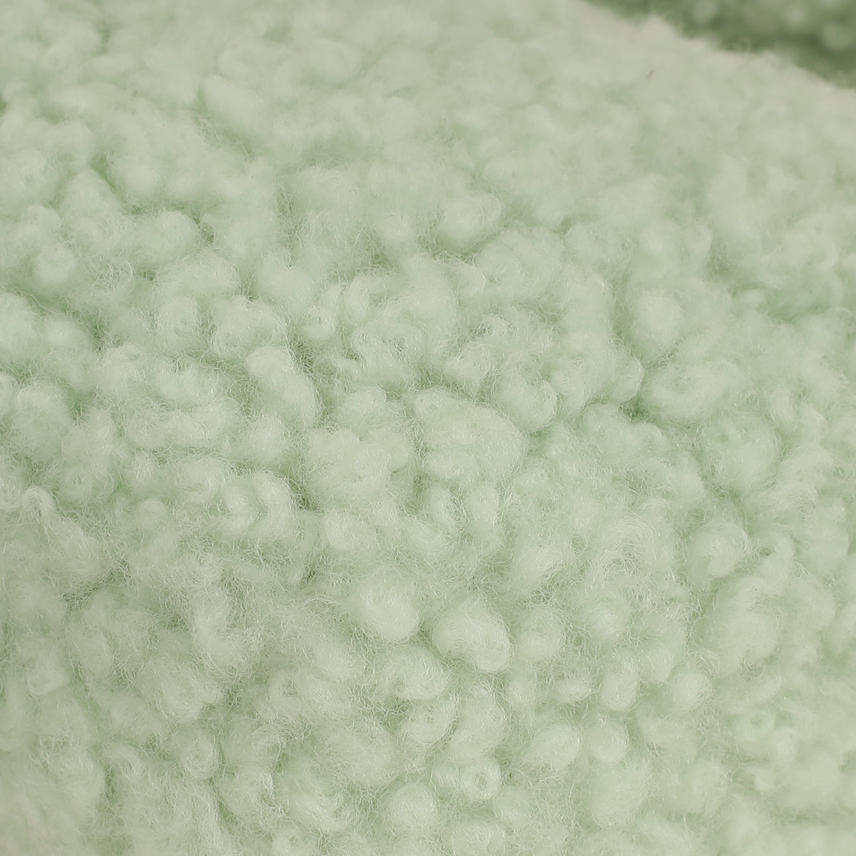 Miu Miu Green Shearling Mini Wander Handle Bag