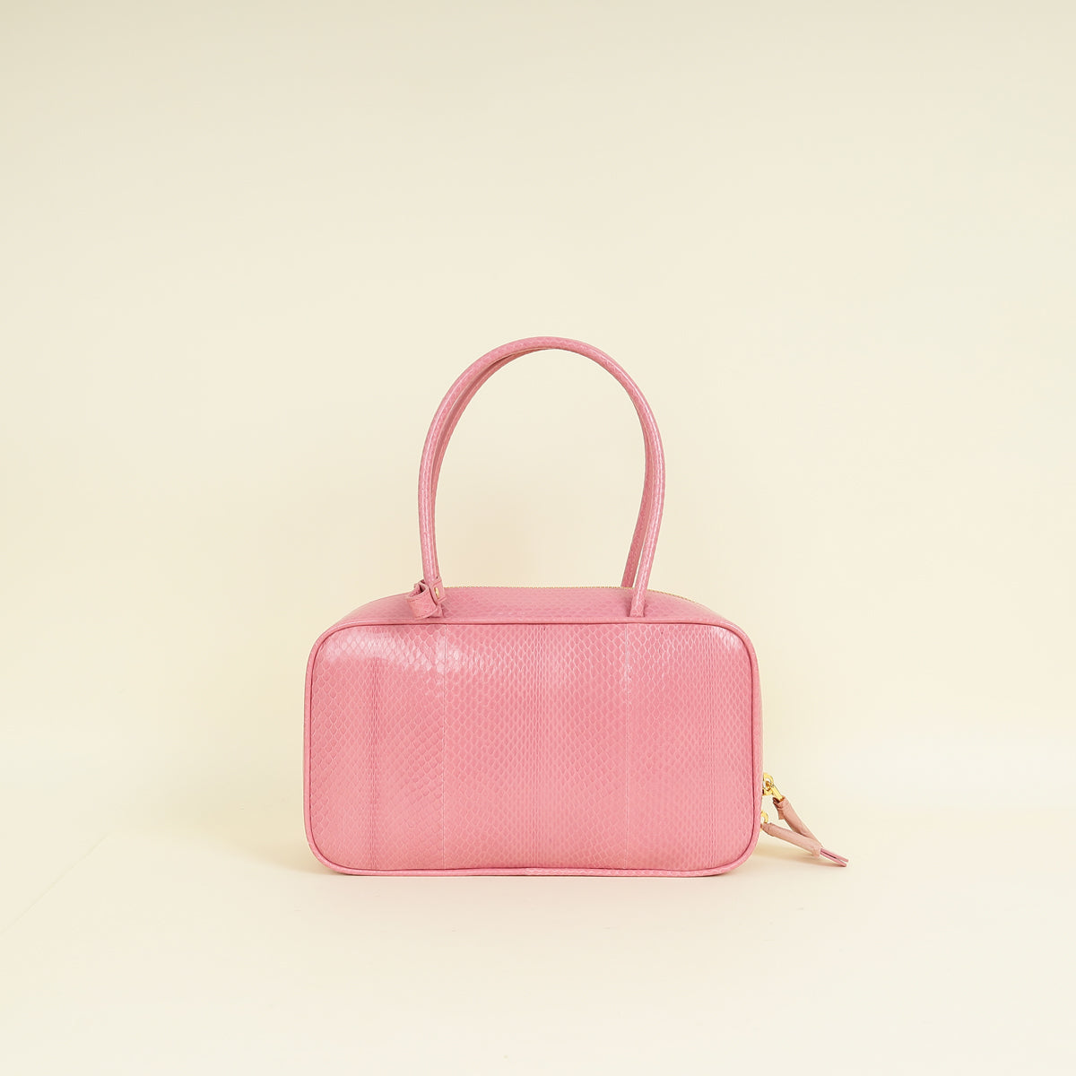 Miu Miu Petal Pink Beau Ayers Python Bag