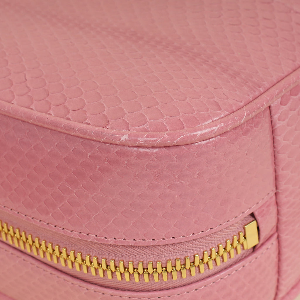 Miu Miu Petal Pink Beau Ayers Python Bag