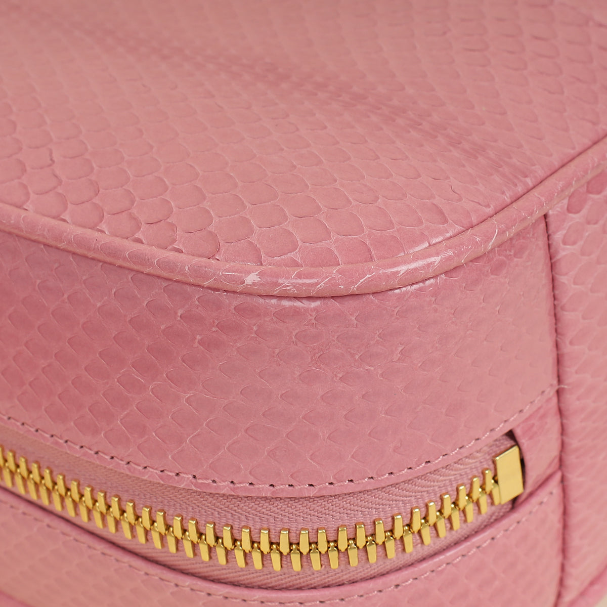 Miu Miu Petal Pink Beau Ayers Python Bag