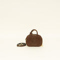 Miu Miu Dark Brown Suede Micro Bag